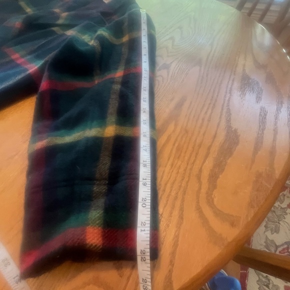 Vintage Peabody House Wool Blend Red Green Plaid Jacket 11/12 Equestrian Style - Picture 10 of 11